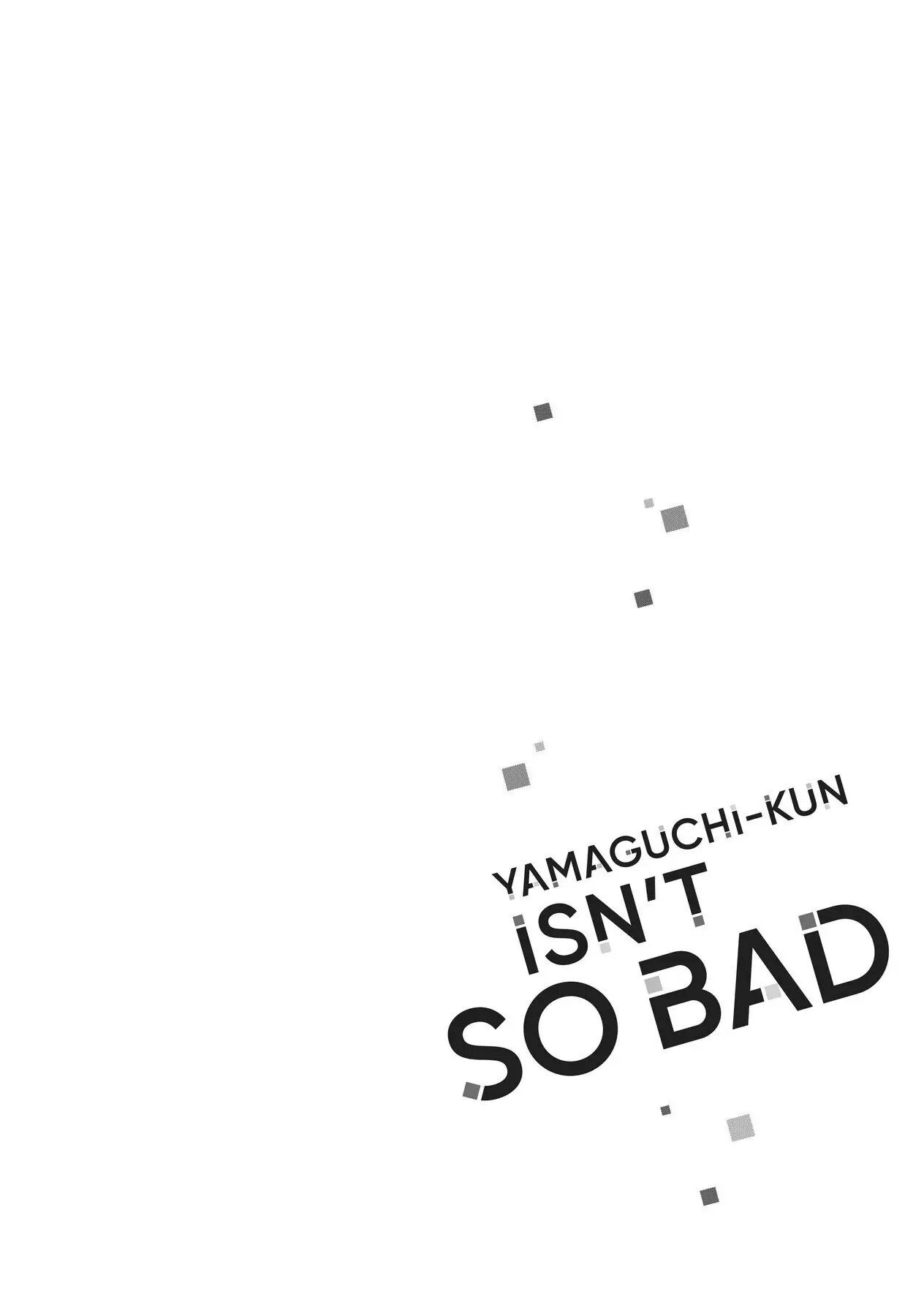 Read Yamaguchi-kun Isn’t So Bad EN Manga Online