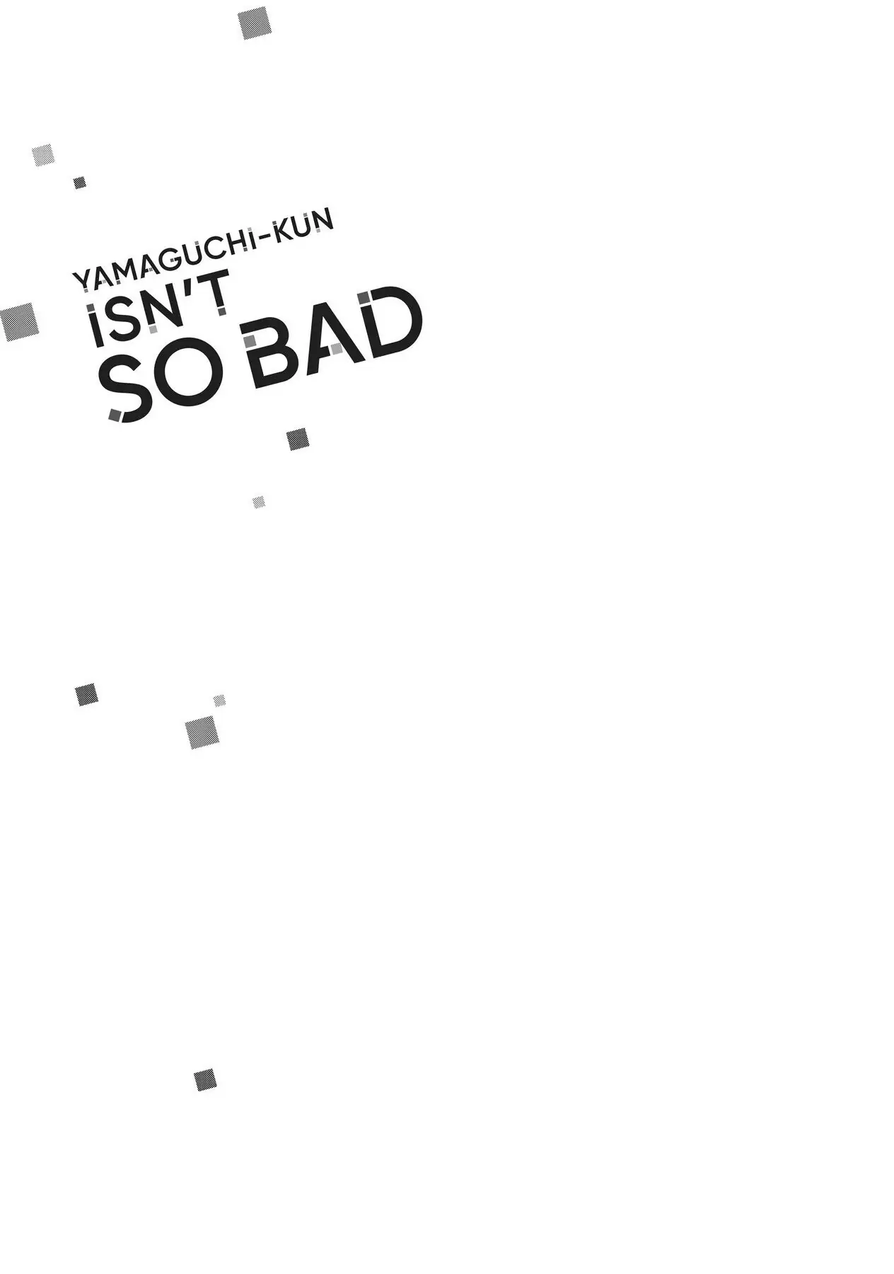 Read Yamaguchi-kun Isn’t So Bad EN Manga Online