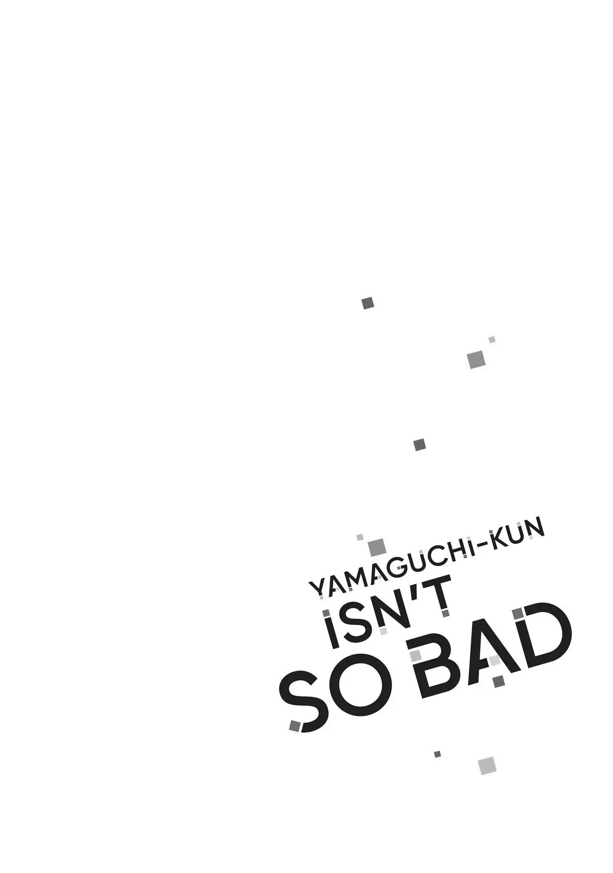 Read Yamaguchi-kun Isn’t So Bad EN Manga Online
