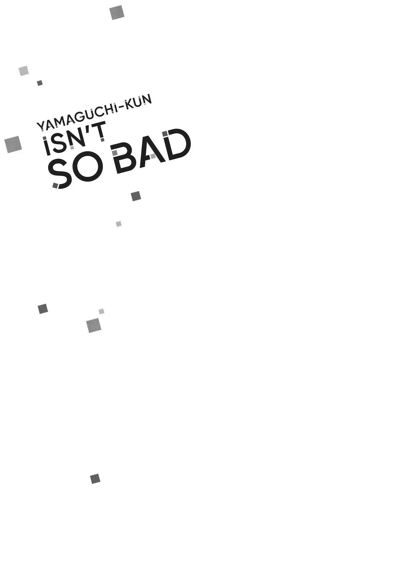 Read Yamaguchi-kun Isn’t So Bad EN Manga Online