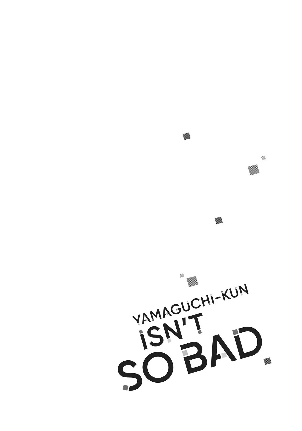 Read Yamaguchi-kun Isn’t So Bad EN Manga Online