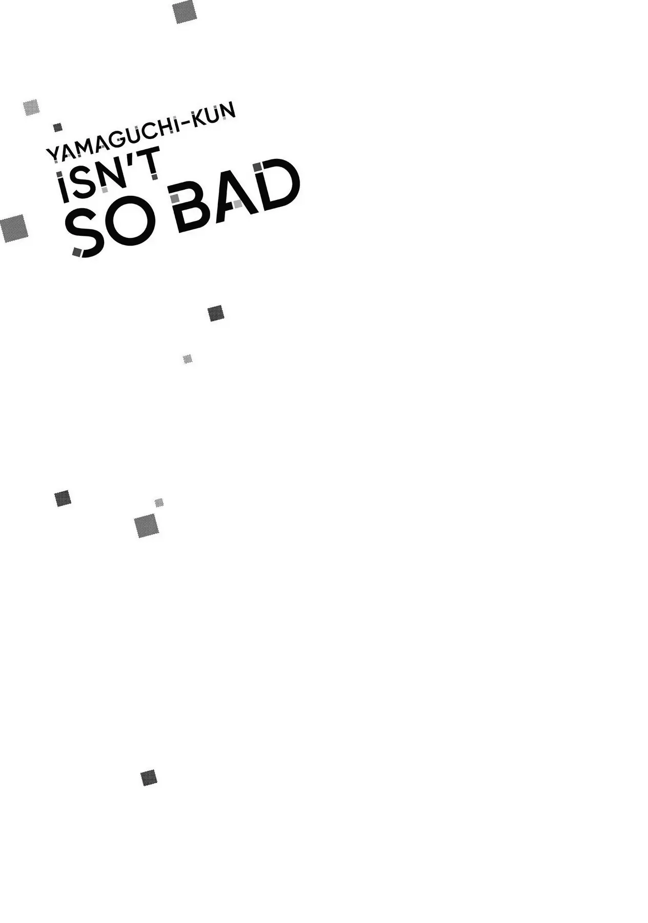 Read Yamaguchi-kun Isn’t So Bad EN Manga Online