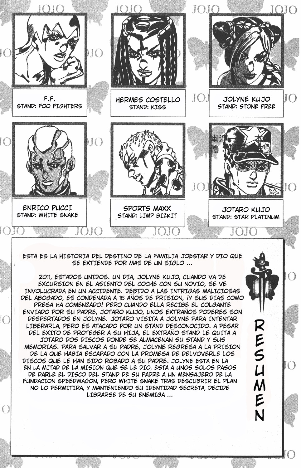 Read JoJo's Bizarre Adventure ES Manga Online