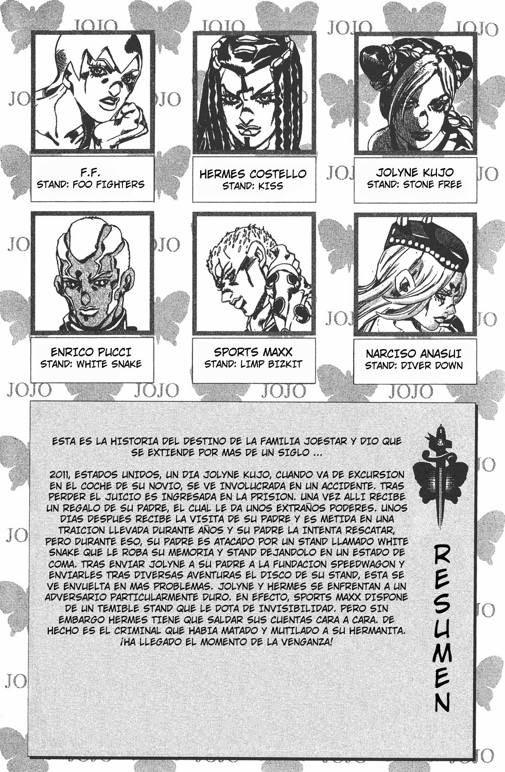 Read JoJo's Bizarre Adventure ES Manga Online