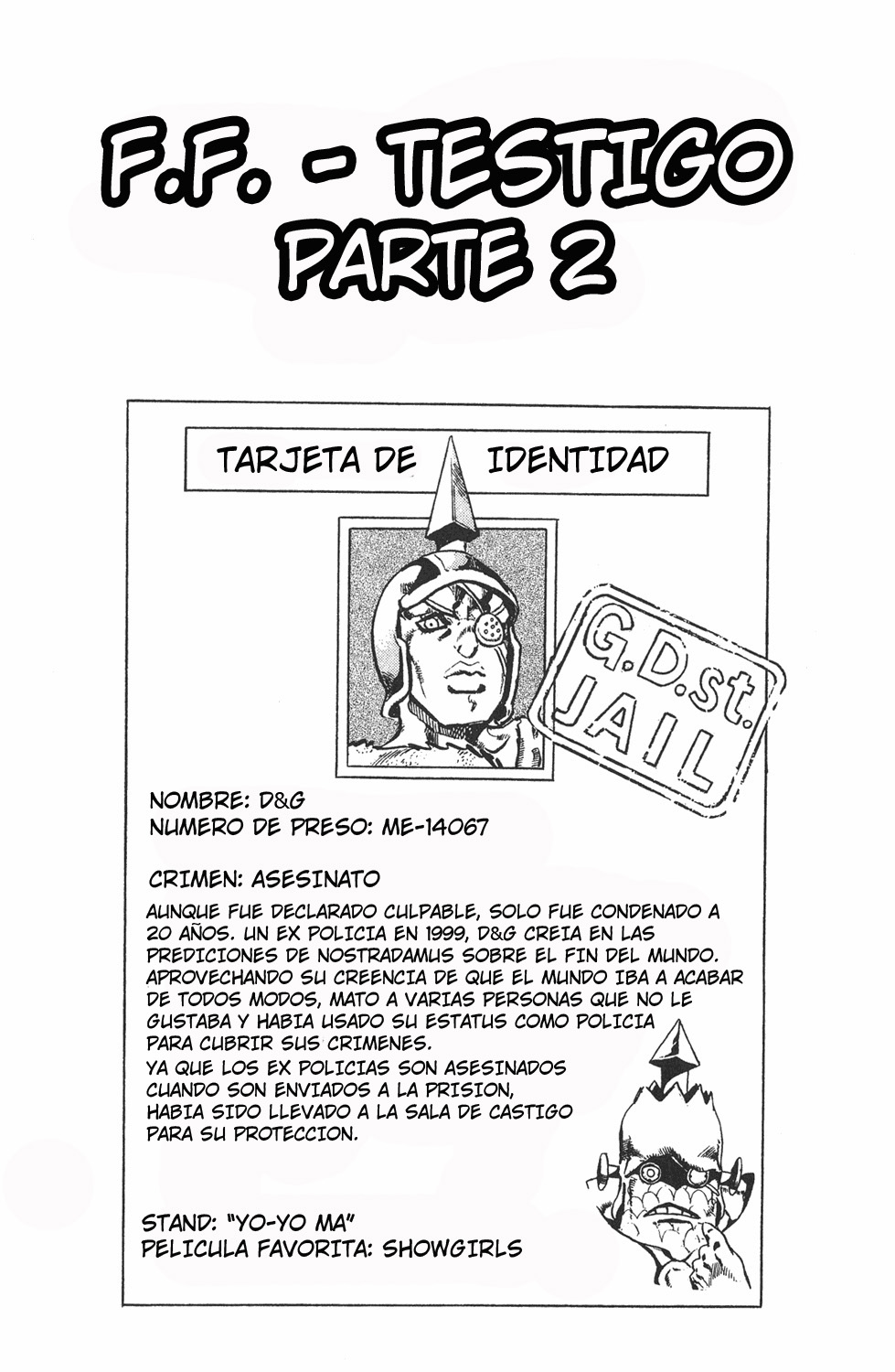 Read JoJo's Bizarre Adventure ES Manga Online