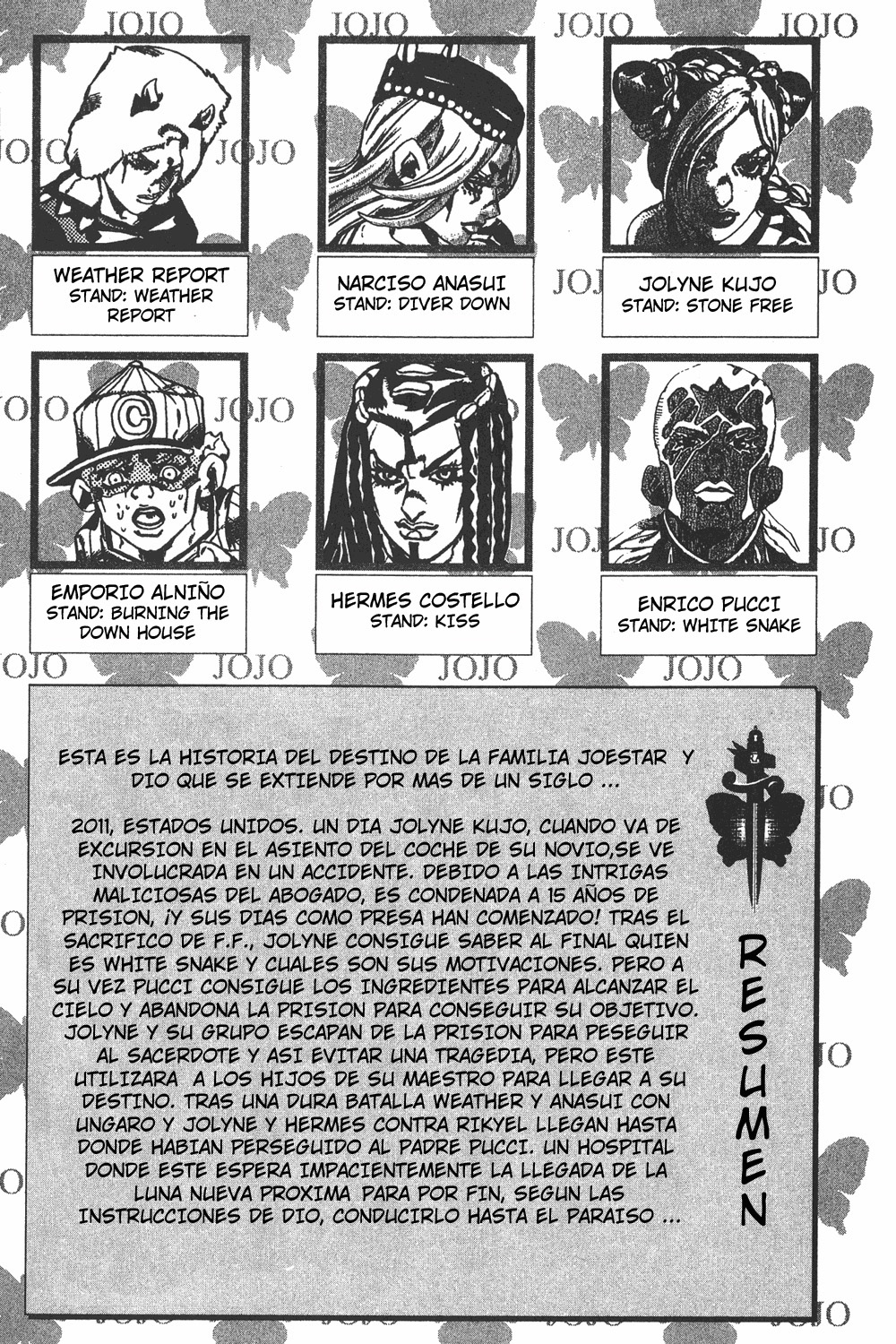 Read JoJo's Bizarre Adventure ES Manga Online