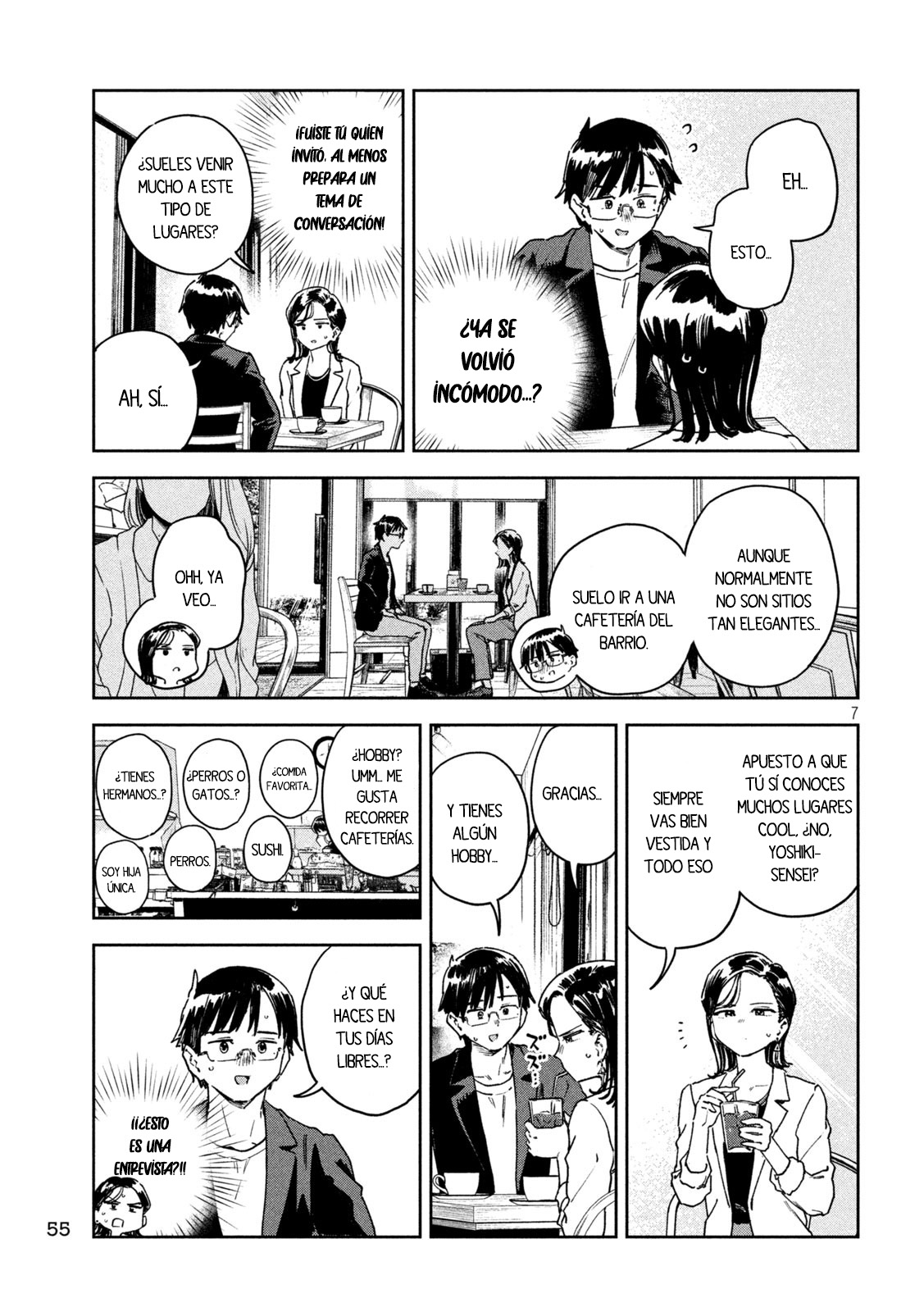 Read Myo-chan Sensei Wa Kaku Katariki ES Manga Online