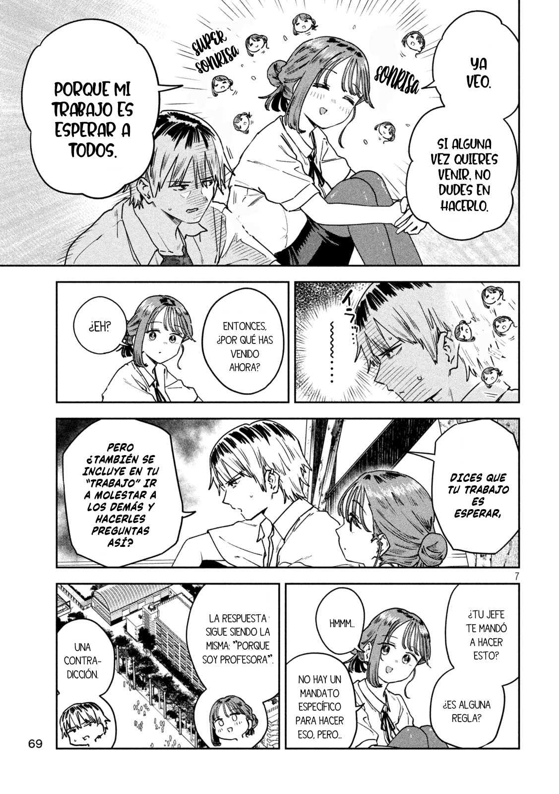 Read Myo-chan Sensei Wa Kaku Katariki ES Manga Online