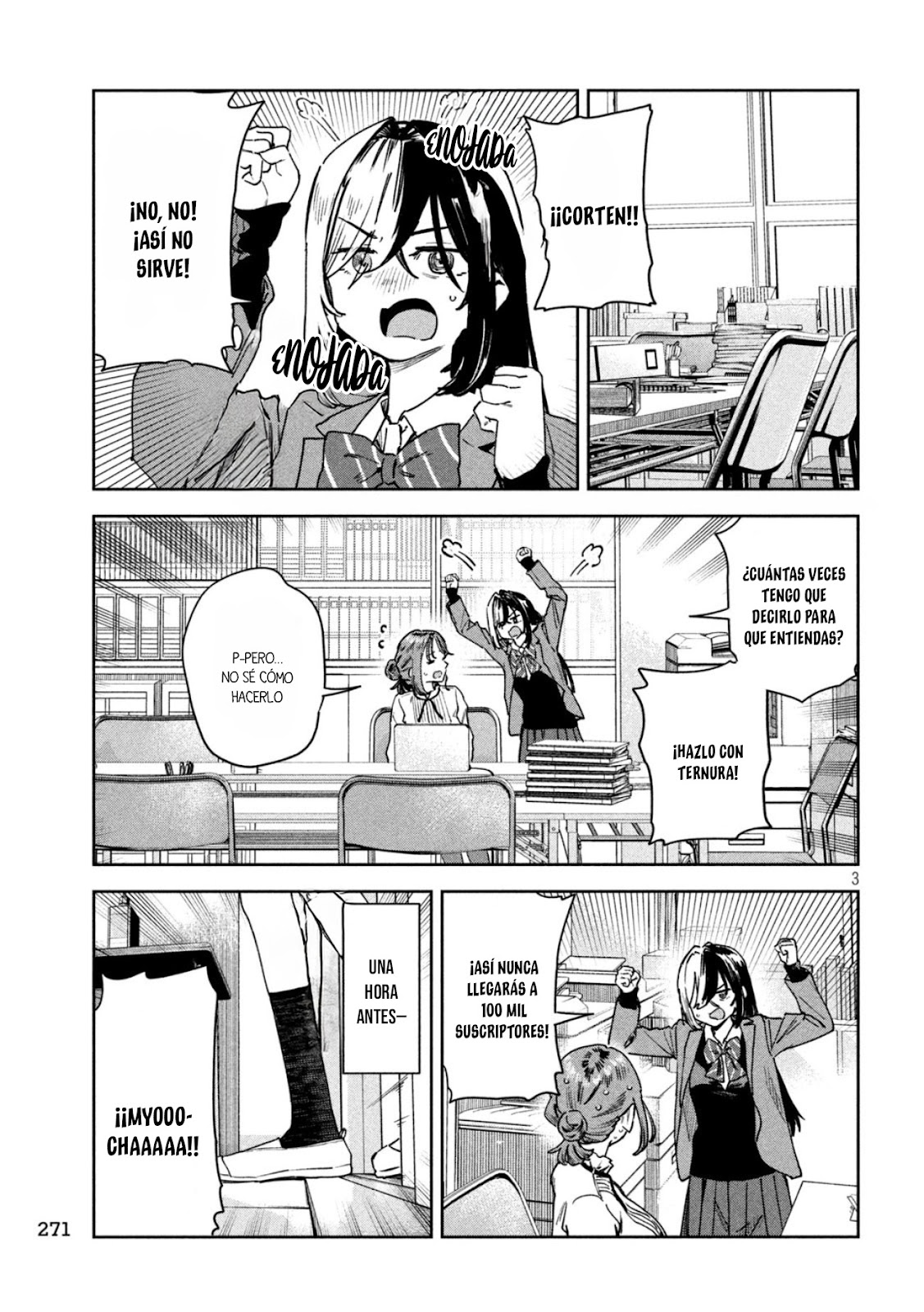 Read Myo-chan Sensei Wa Kaku Katariki ES Manga Online