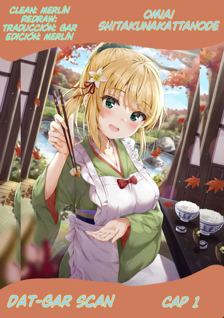 Read Omiai Shitakuna-kattanode ES Manga Online