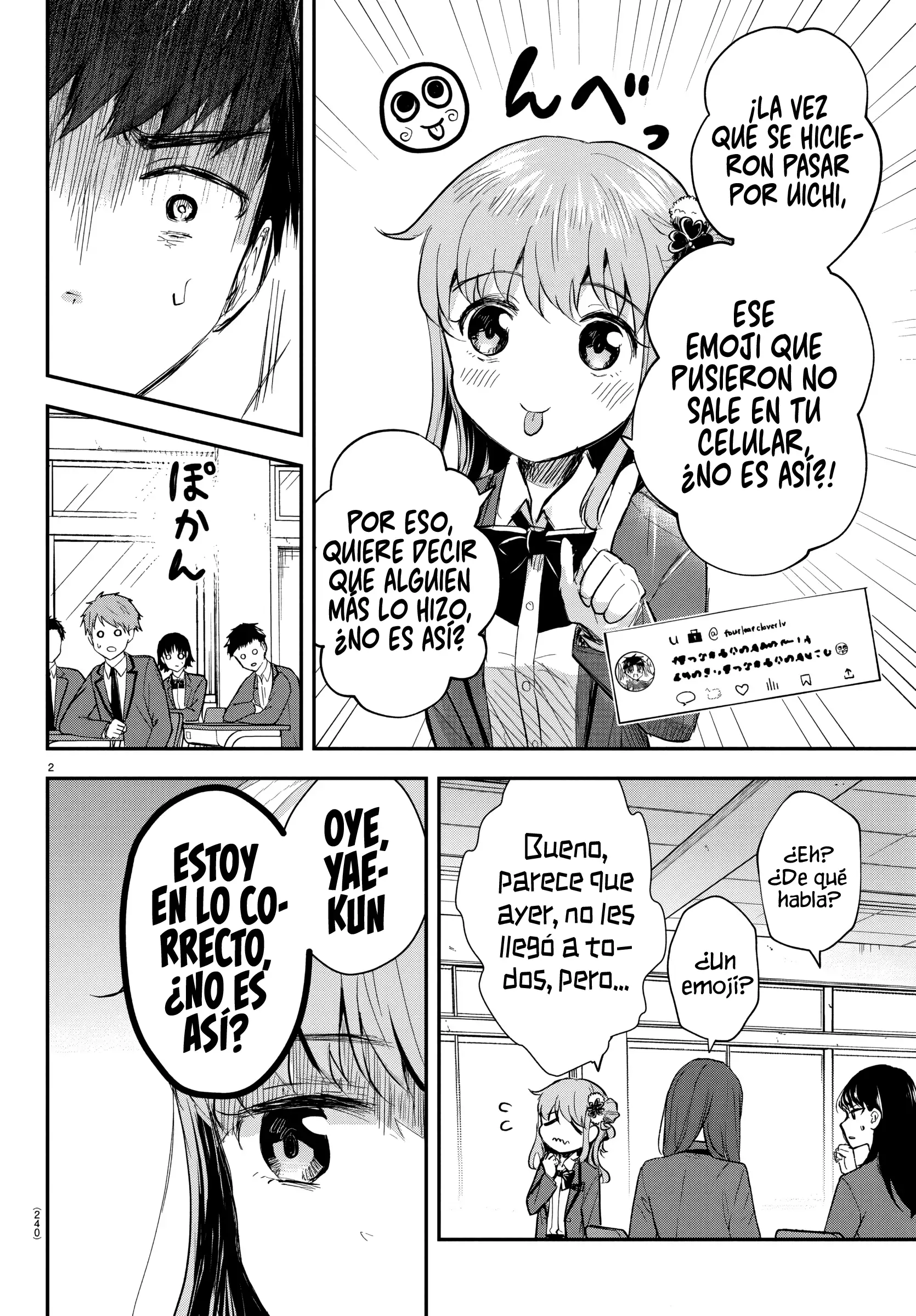 Read Tú eres como un trébol de cuatro hojas ES Manga Online