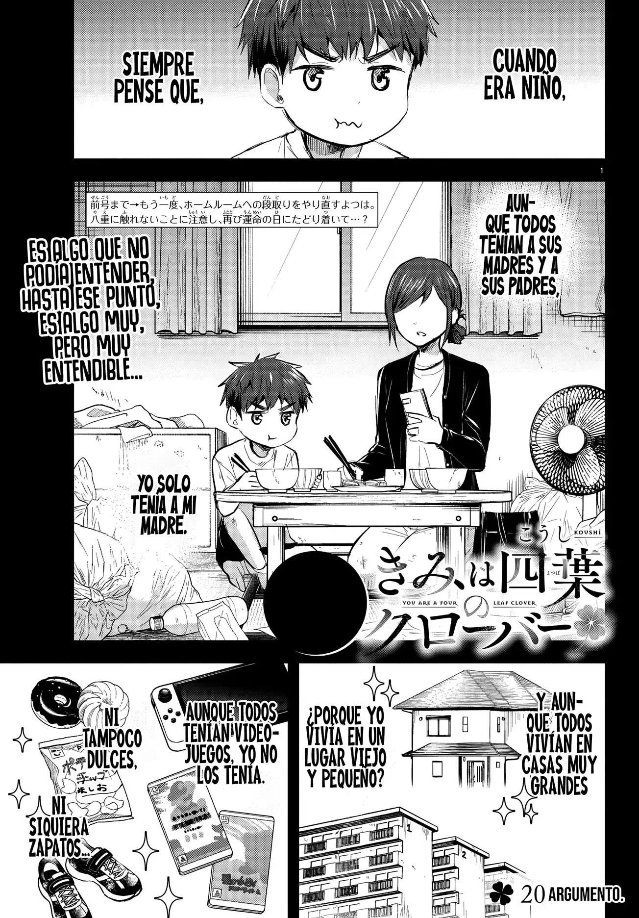 Read Tú eres como un trébol de cuatro hojas ES Manga Online