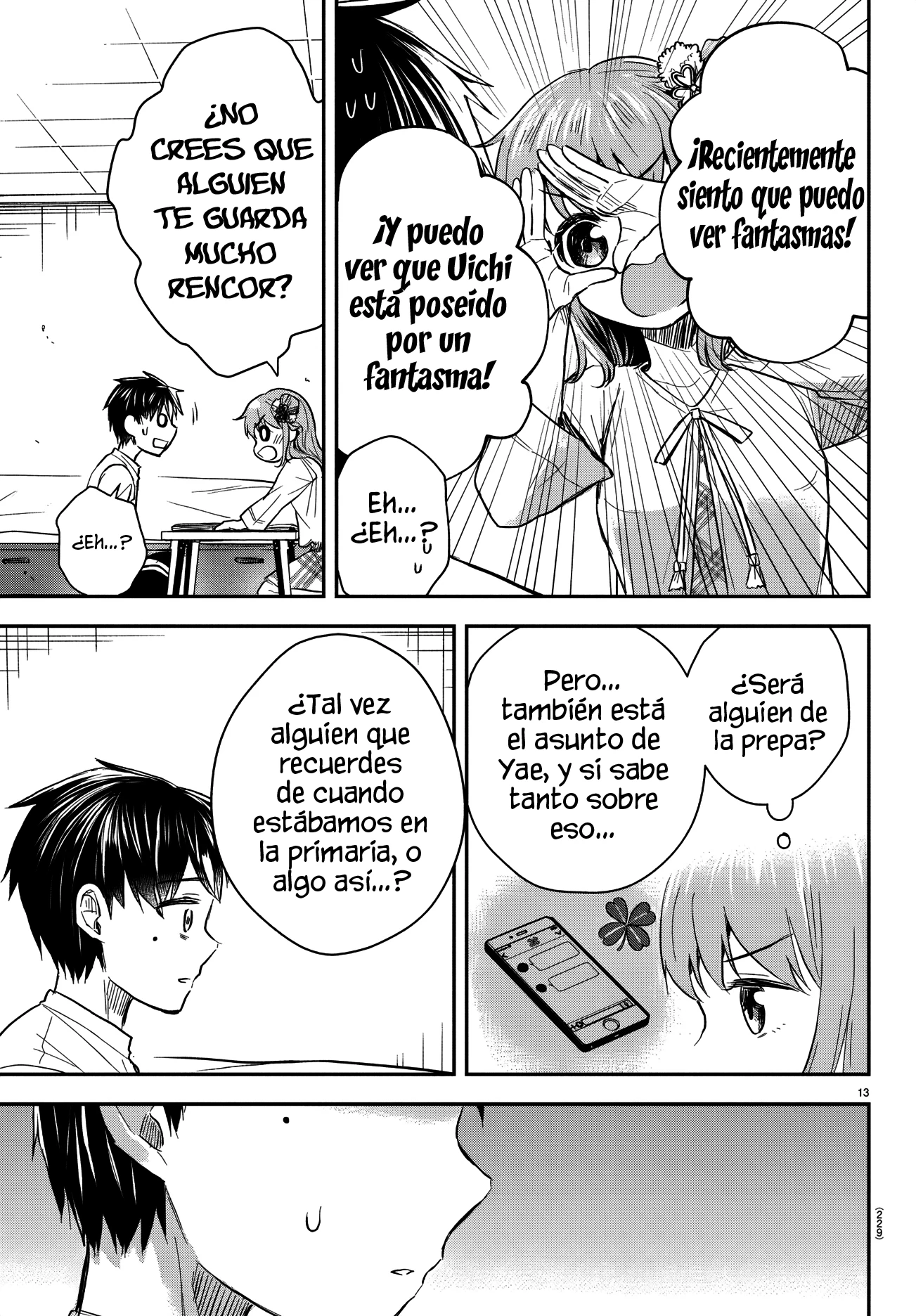 Read Tú eres como un trébol de cuatro hojas ES Manga Online