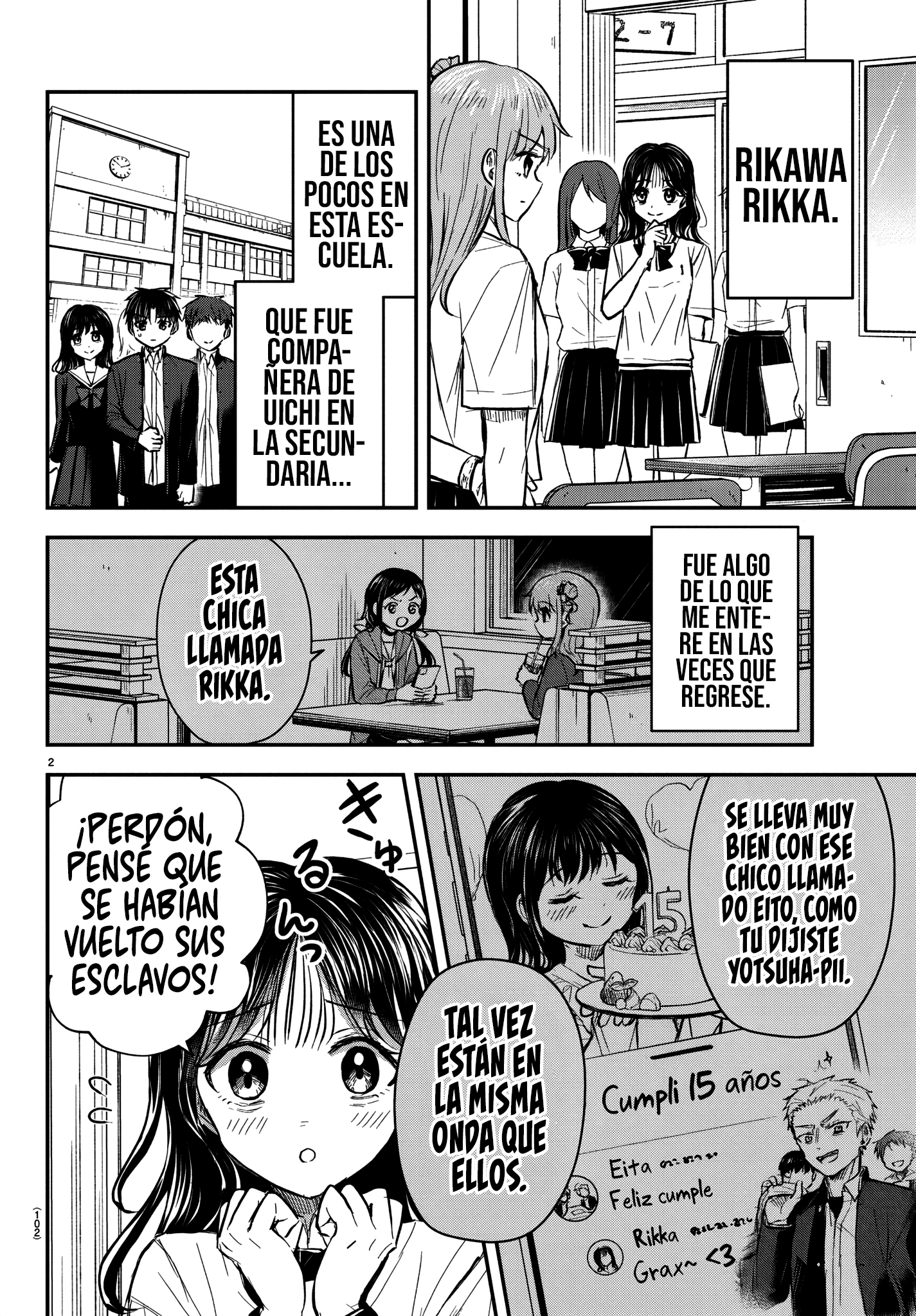 Read Tú eres como un trébol de cuatro hojas ES Manga Online