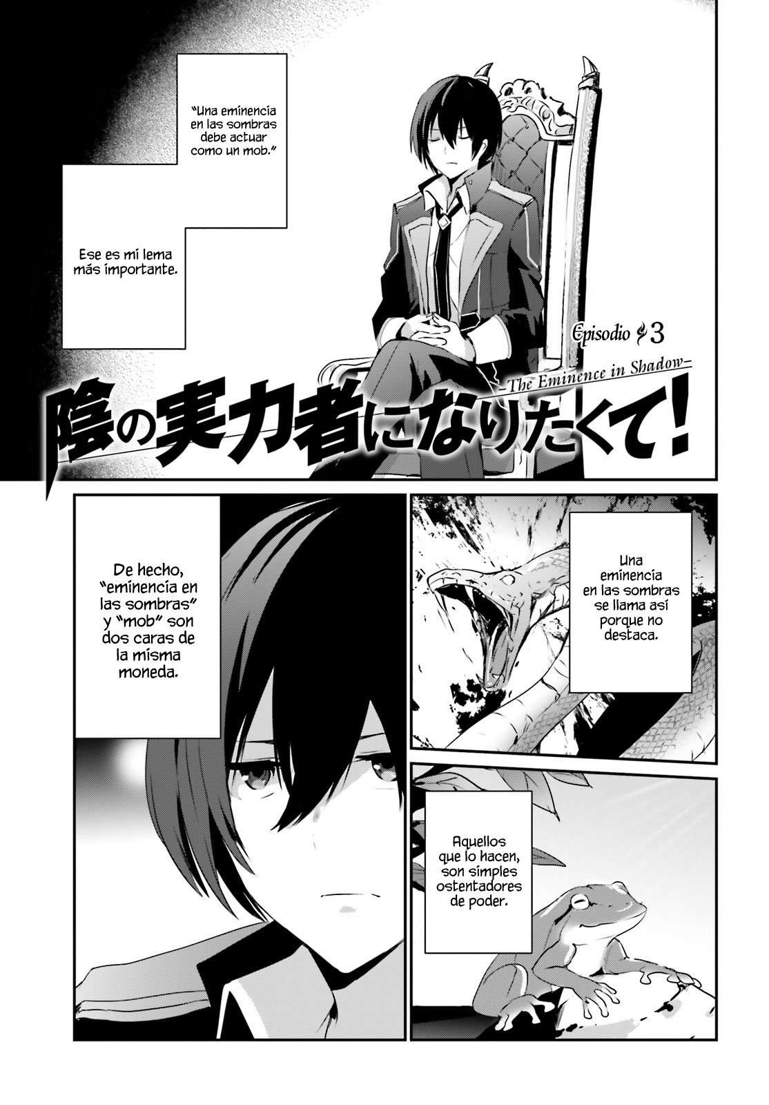 Read The Eminence in Shadow ES Manga Online