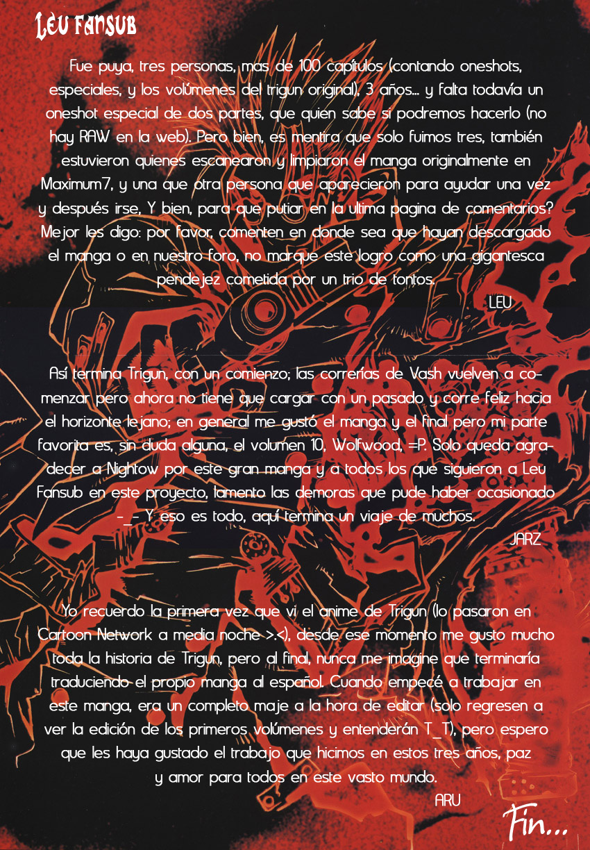 Read Trigun Maximum ES Manga Online