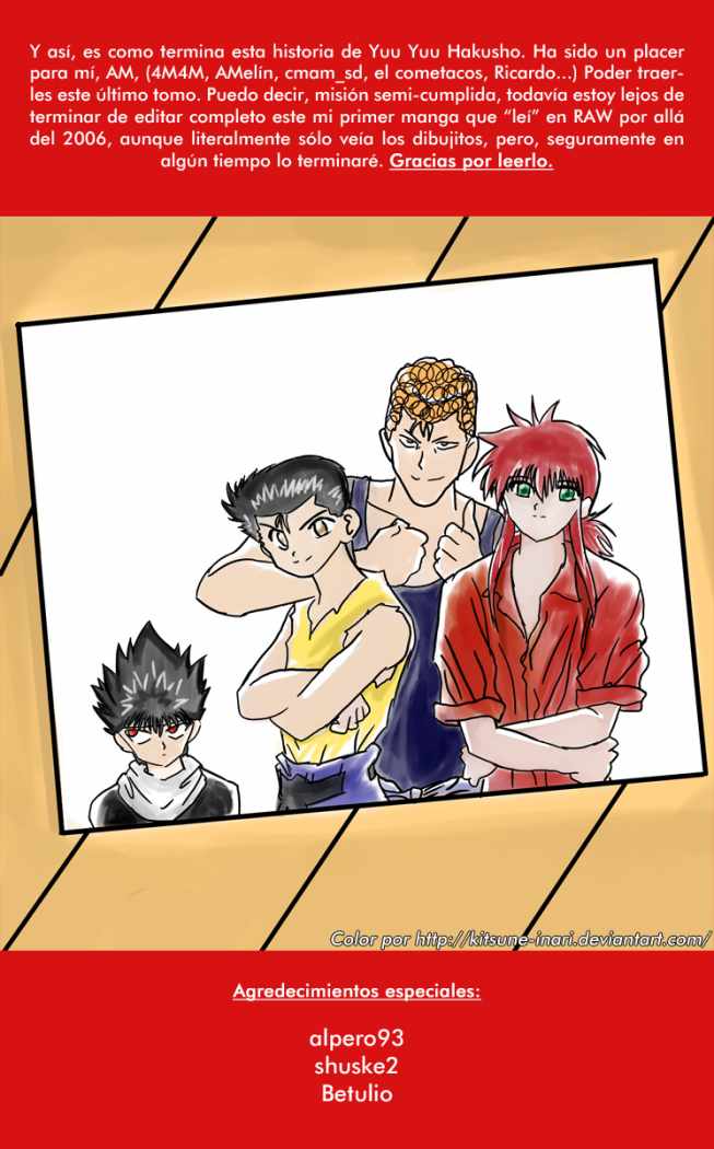 Read Yu Yu Hakusho ES Manga Online