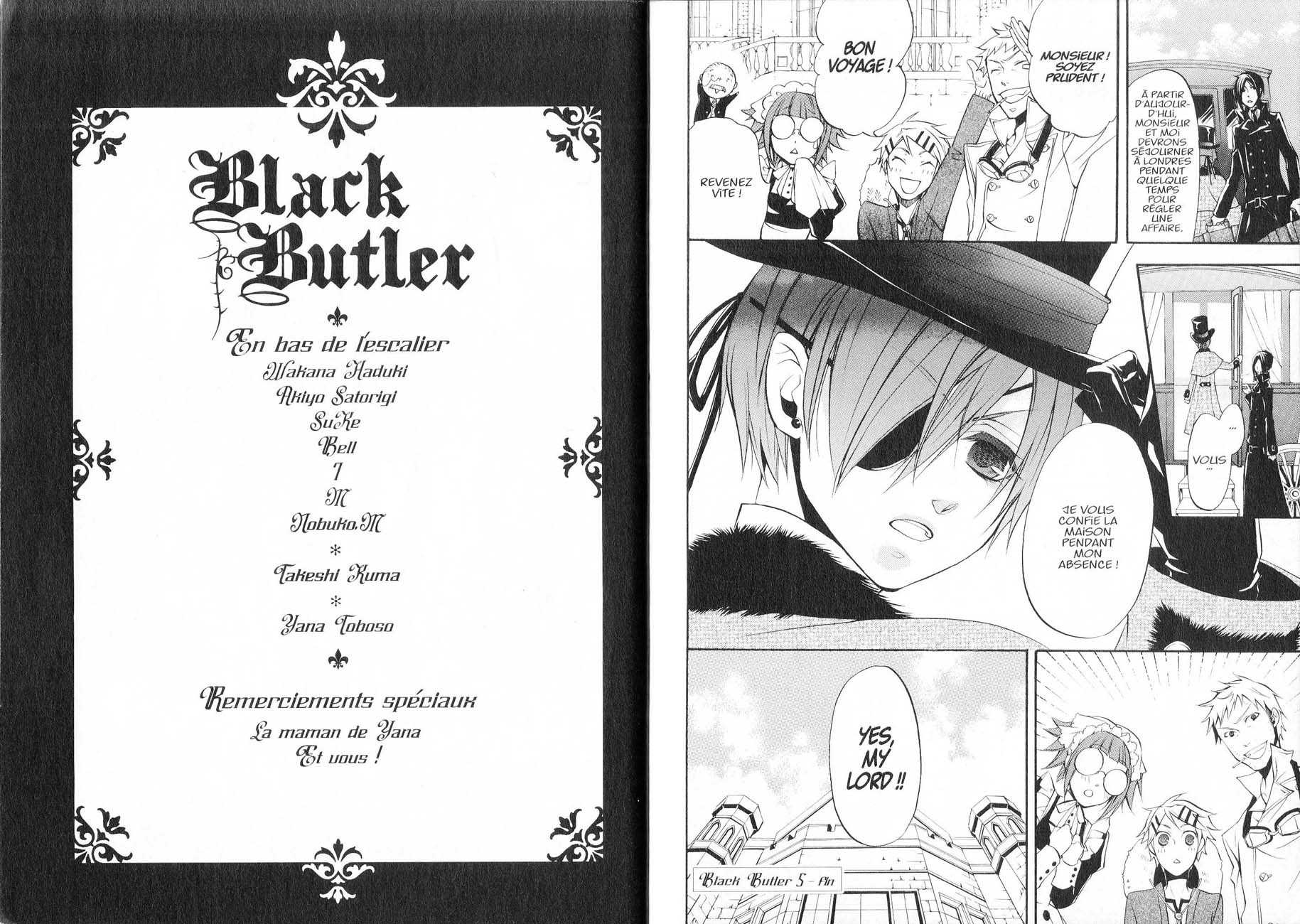 Read Black Butler FR Manga Online