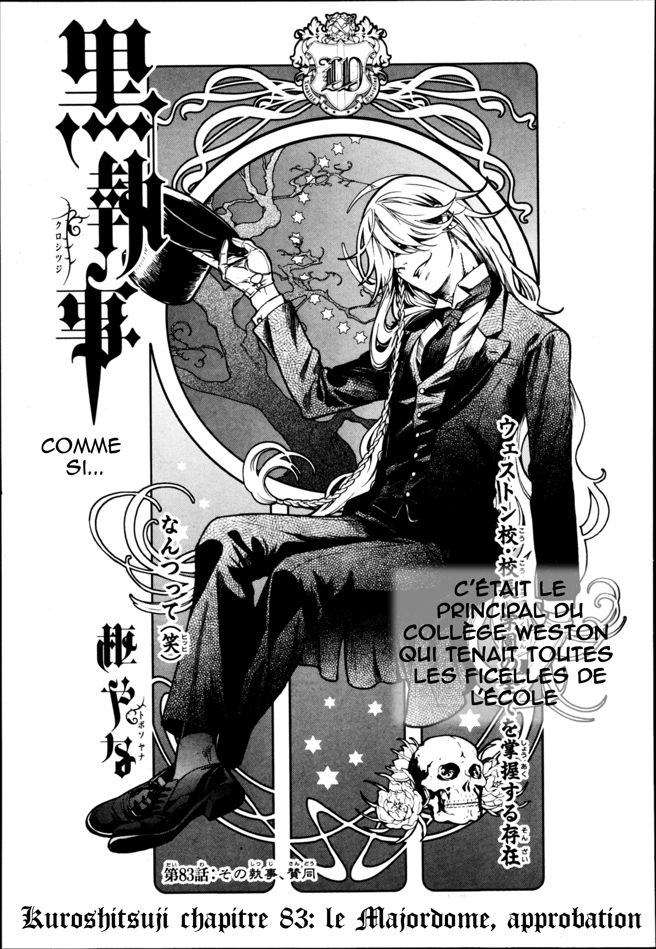 Read Black Butler FR Manga Online