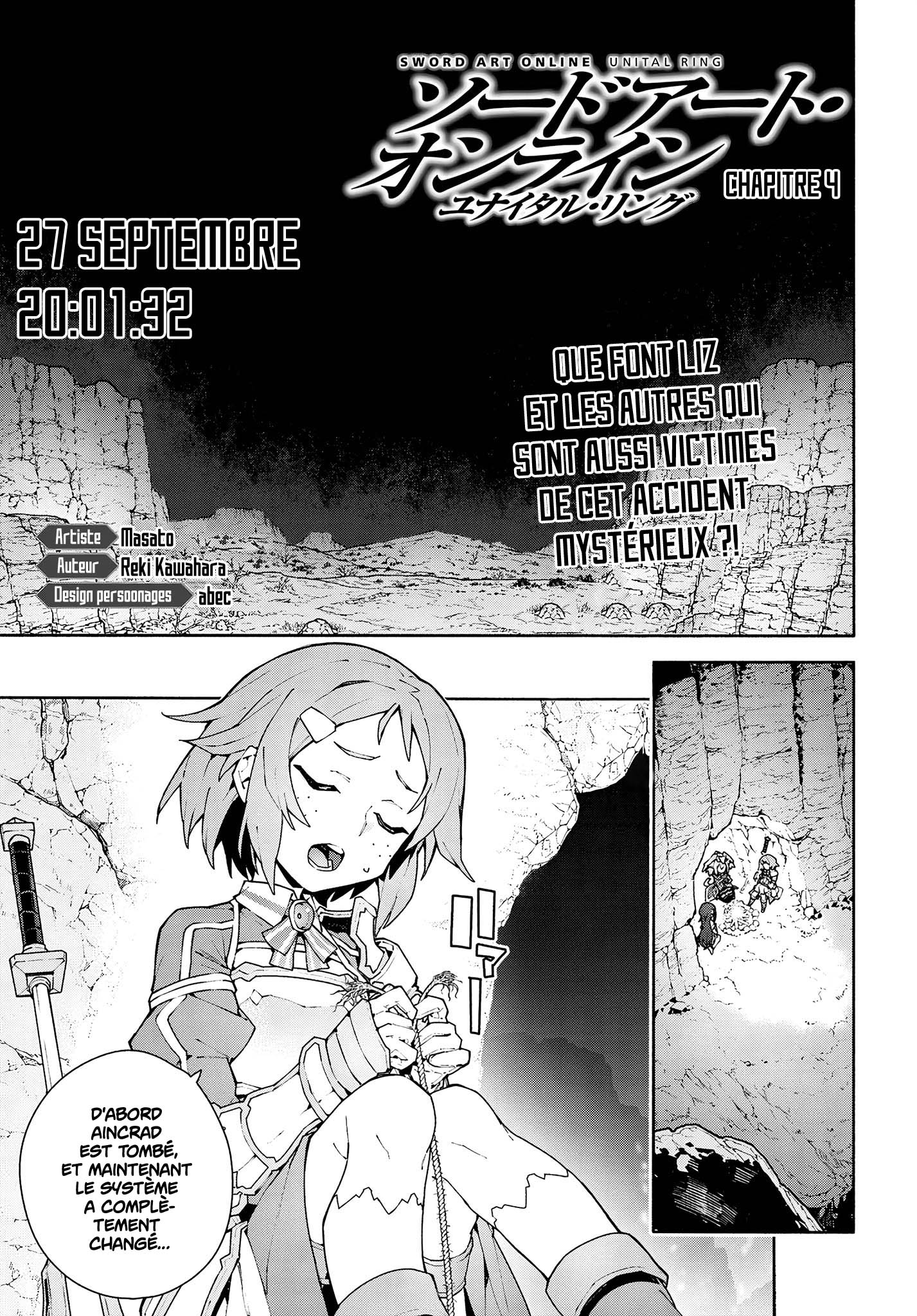 Read Sword Art Online Unital Ring FR Manga Online