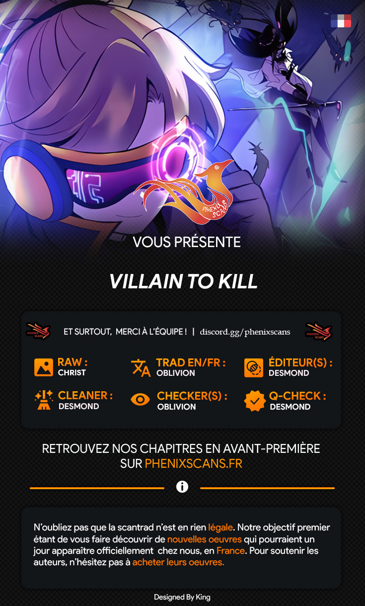 Read Villain to Kill FR Manga Online