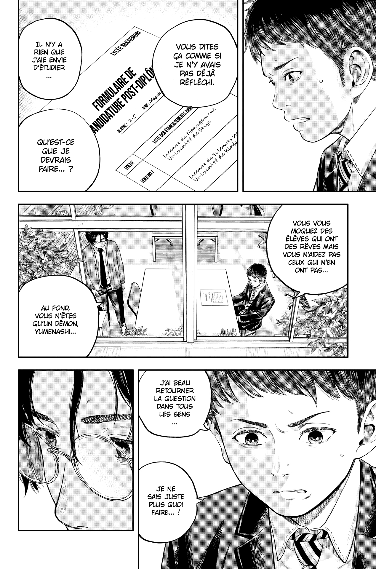 Read Yumenashi Sensei FR Manga Online