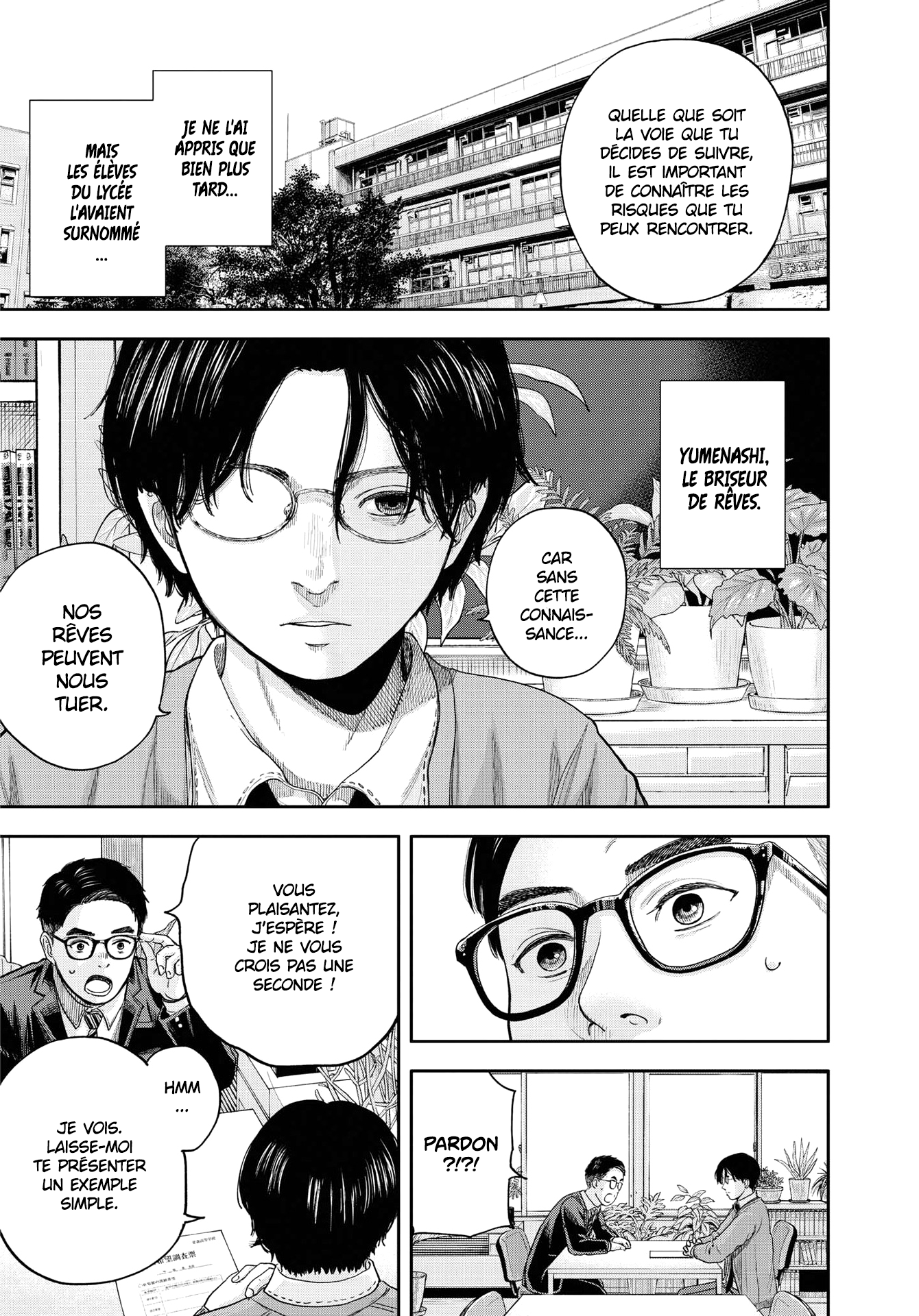 Read Yumenashi Sensei FR Manga Online